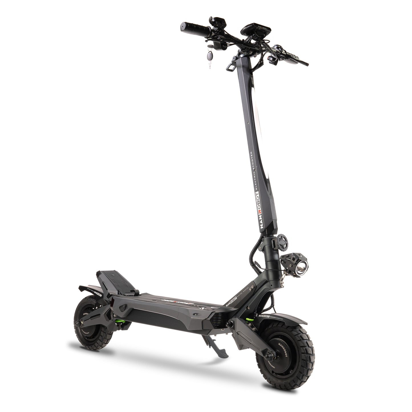 Nanrobot N6 electric scooter black and grey – high-speed dual motor e-scooter with full suspension and all-terrain tyres – Volt Ventures