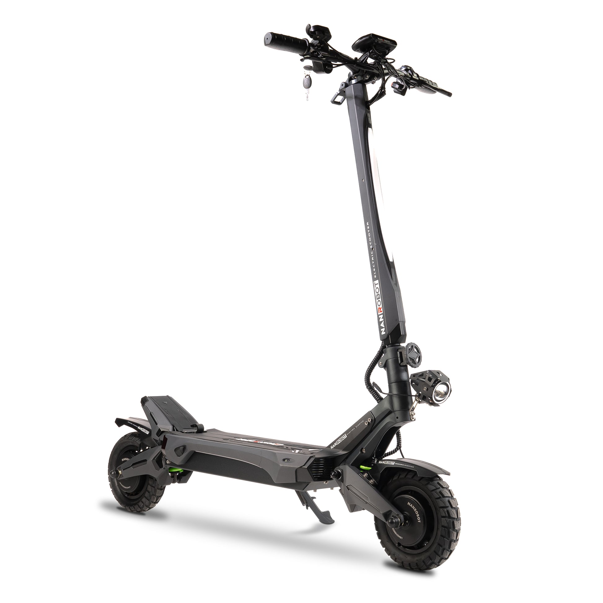 Nanrobot N6 electric scooter black and grey – high-speed dual motor e-scooter with full suspension and all-terrain tyres – Volt Ventures