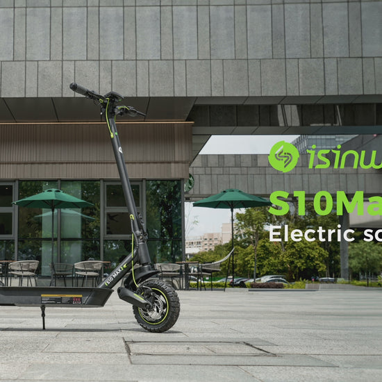 Isinwheel S10 MAX electric scooter – long-range adult e-scooter with dual suspension and powerful motor – Volt Ventures