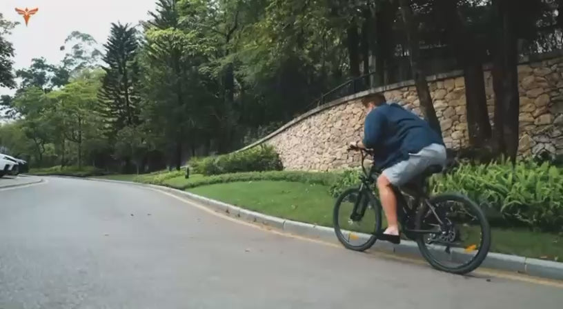 Engwe EP-Boost electric bike video – powerful fat tyre cargo e-bike with long range and comfortable design, featured by Volt Ventures.