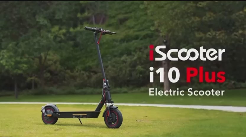 iScooter i10Plus electric scooter for adults – foldable, urban commuting e-scooter with long-range battery – Volt Ventures