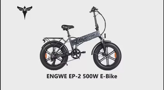Product video of the Engwe EP-2 Pro foldable electric bike – rugged, all-terrain e-bike with 750W motor, available at Volt Ventures.