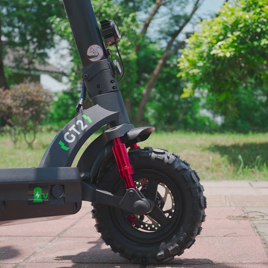 Isinwheel GT2 electric scooter with dual motor, hydraulic brakes, and all-terrain tyres – Volt Ventures