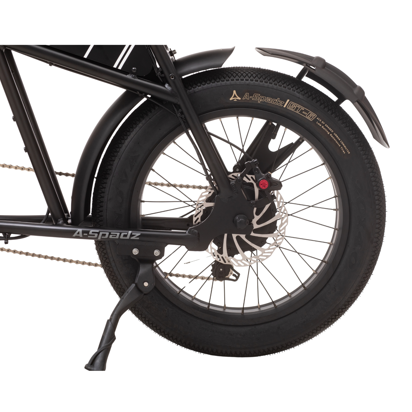 Qreate Cavet Air electric fat tyre bike in black, powerful all-terrain e-bike for UK riders available from Volt Ventures