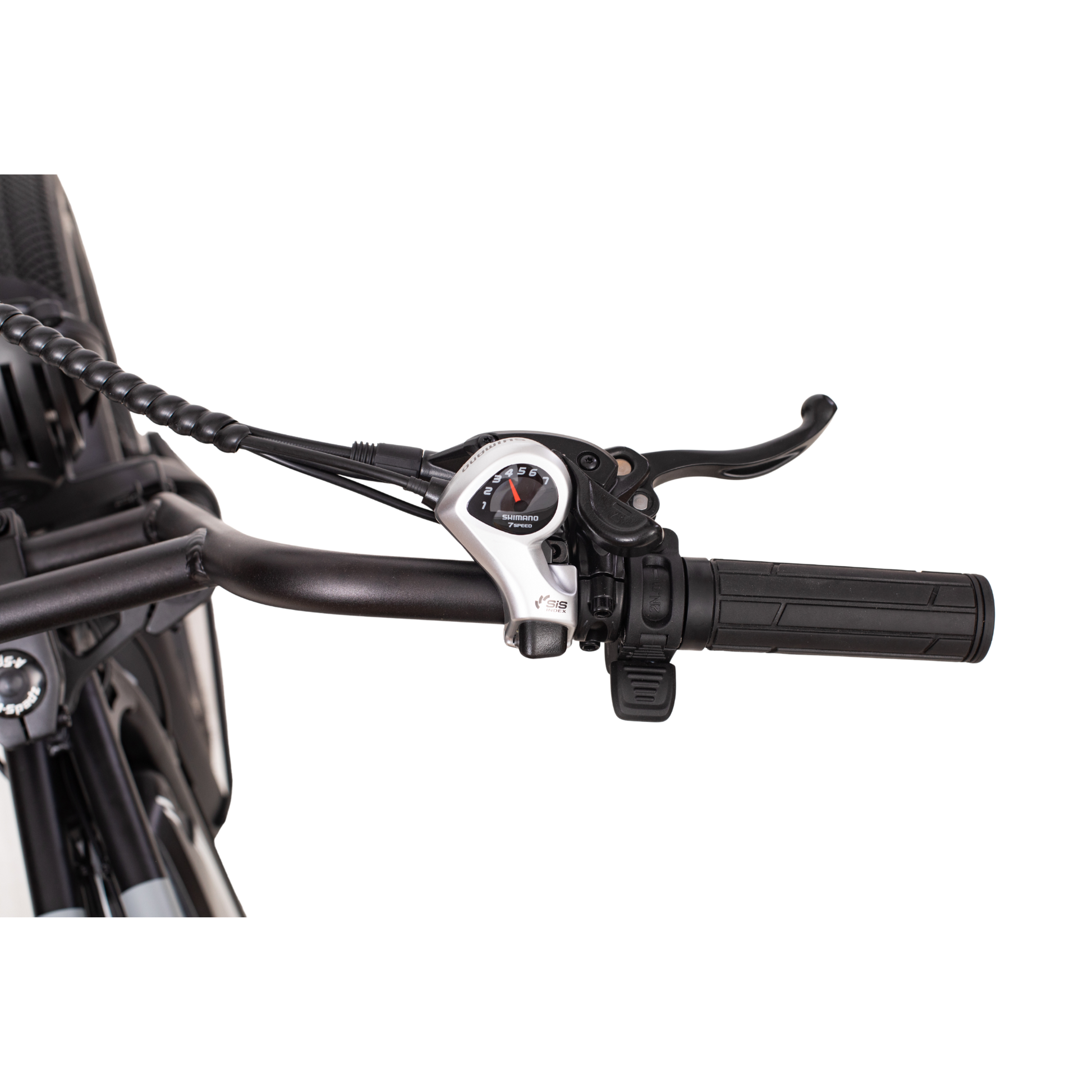 Qreate Cavet Air electric fat tyre bike in black, powerful all-terrain e-bike for UK riders available from Volt Ventures