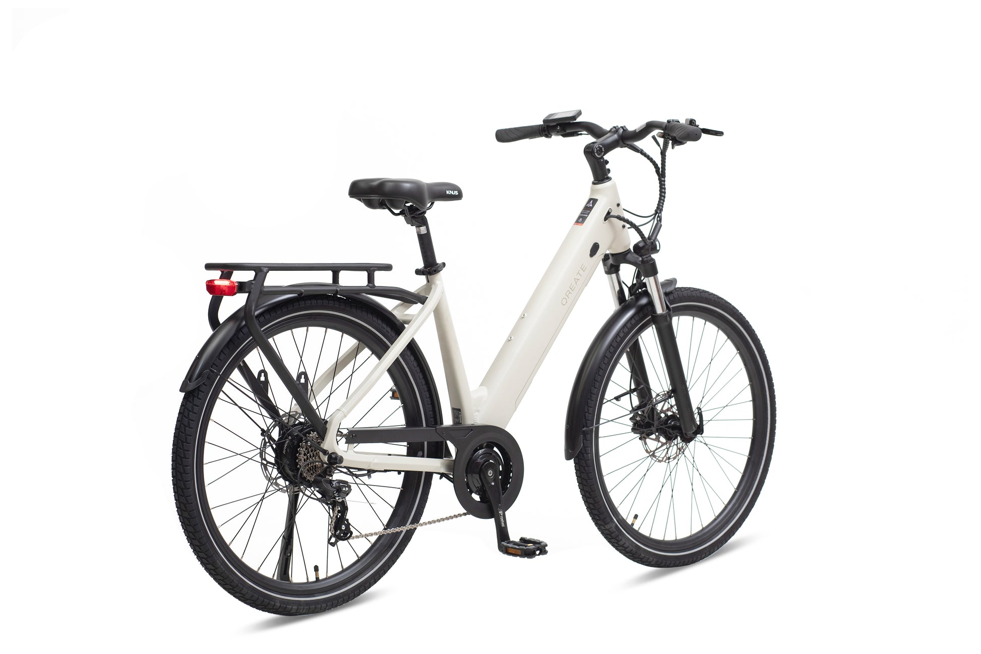 Qreate City Air electric bike in white, reliable electric city bike for everyday UK riding from Volt Ventures