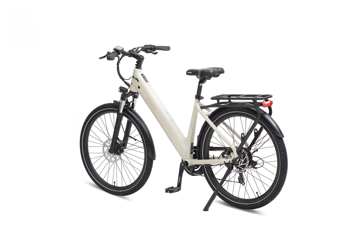 Qreate City Air electric bike in white, reliable electric city bike for everyday UK riding from Volt Ventures