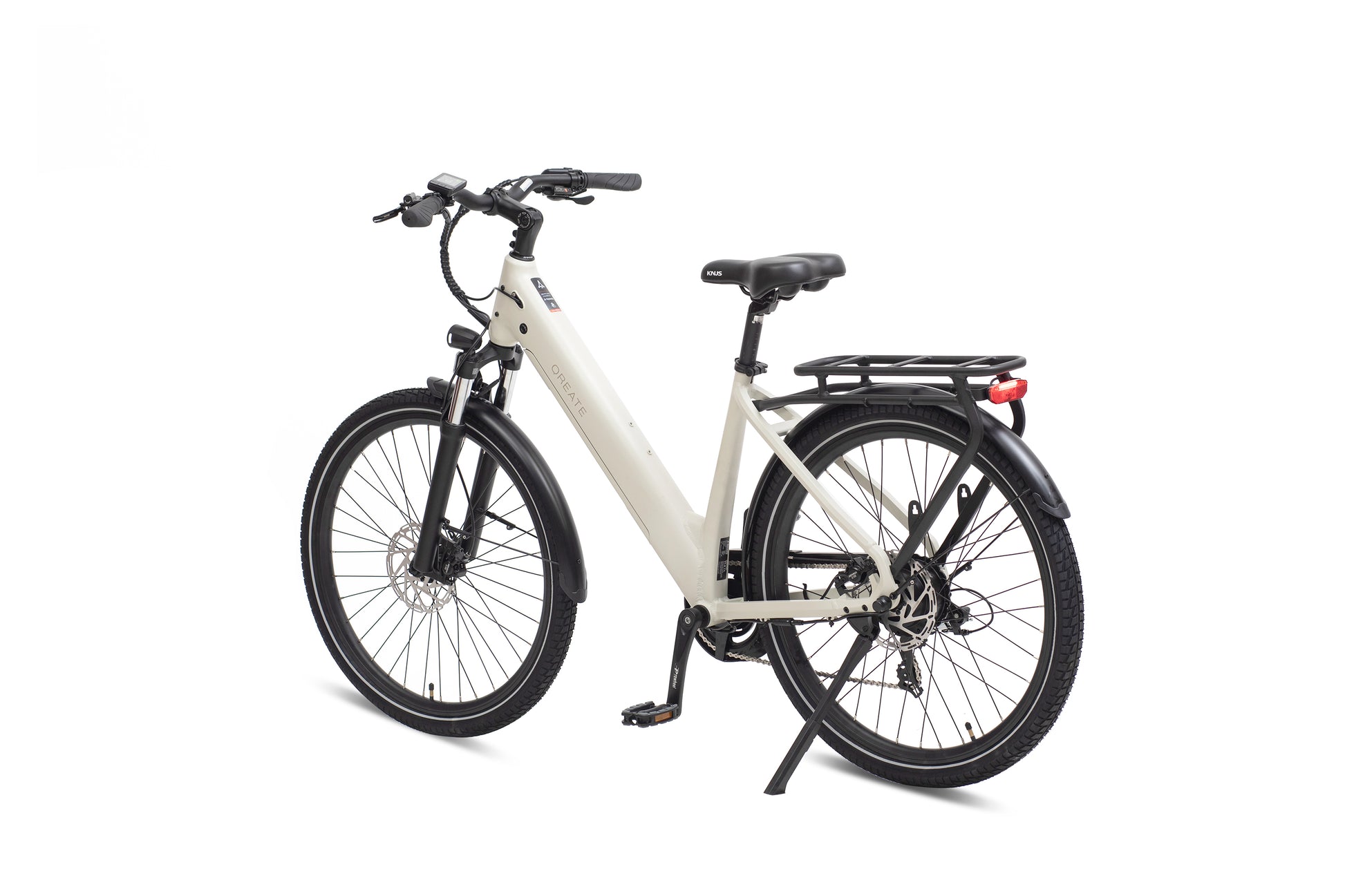Qreate City Air electric bike in white, reliable electric city bike for everyday UK riding from Volt Ventures
