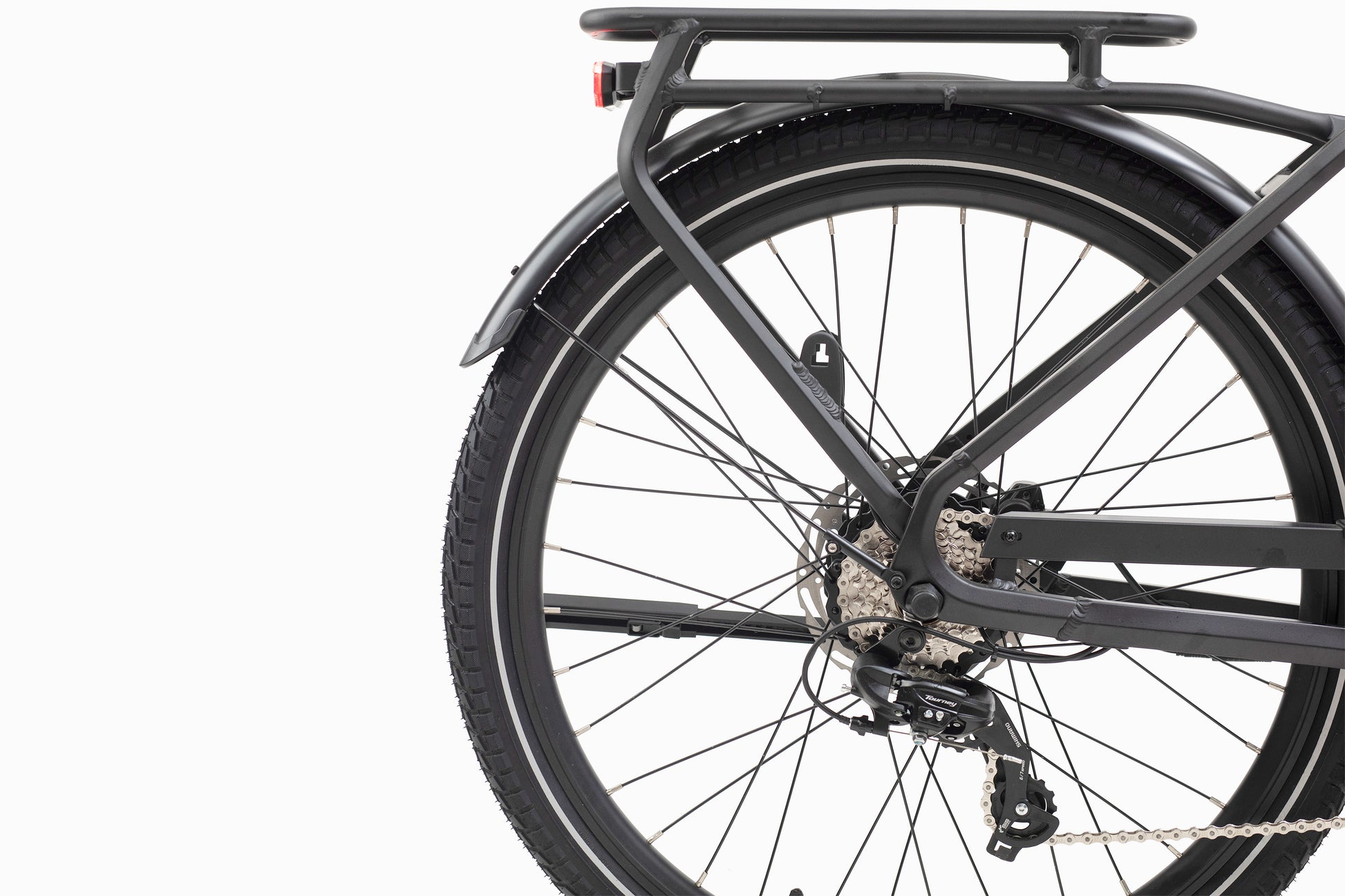 Qreate City Pro electric bike in black, comfortable electric city bike for everyday UK riding from Volt Ventures