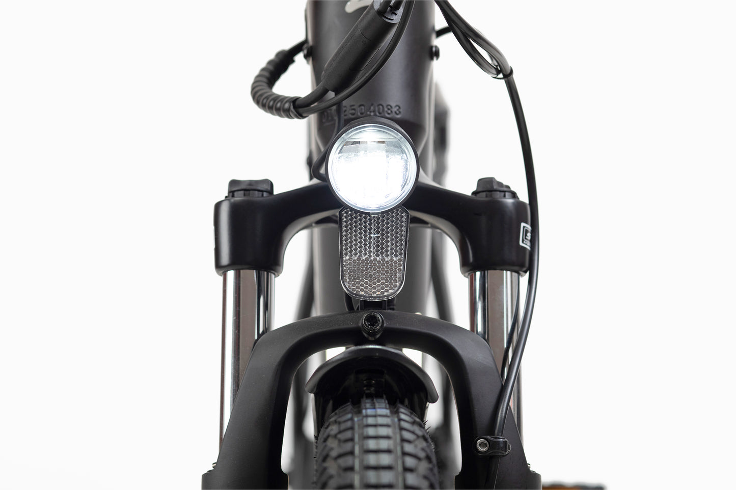 Qreate City Pro electric bike in black, comfortable electric city bike for everyday UK riding from Volt Ventures