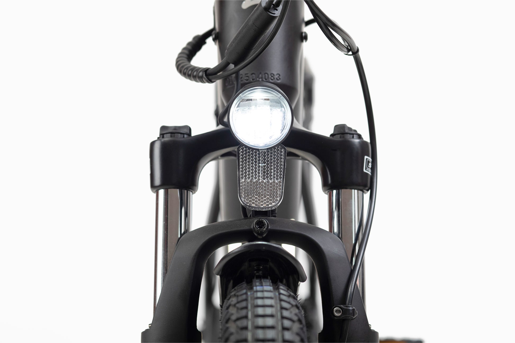 Qreate City Pro electric bike in black, comfortable electric city bike for everyday UK riding from Volt Ventures