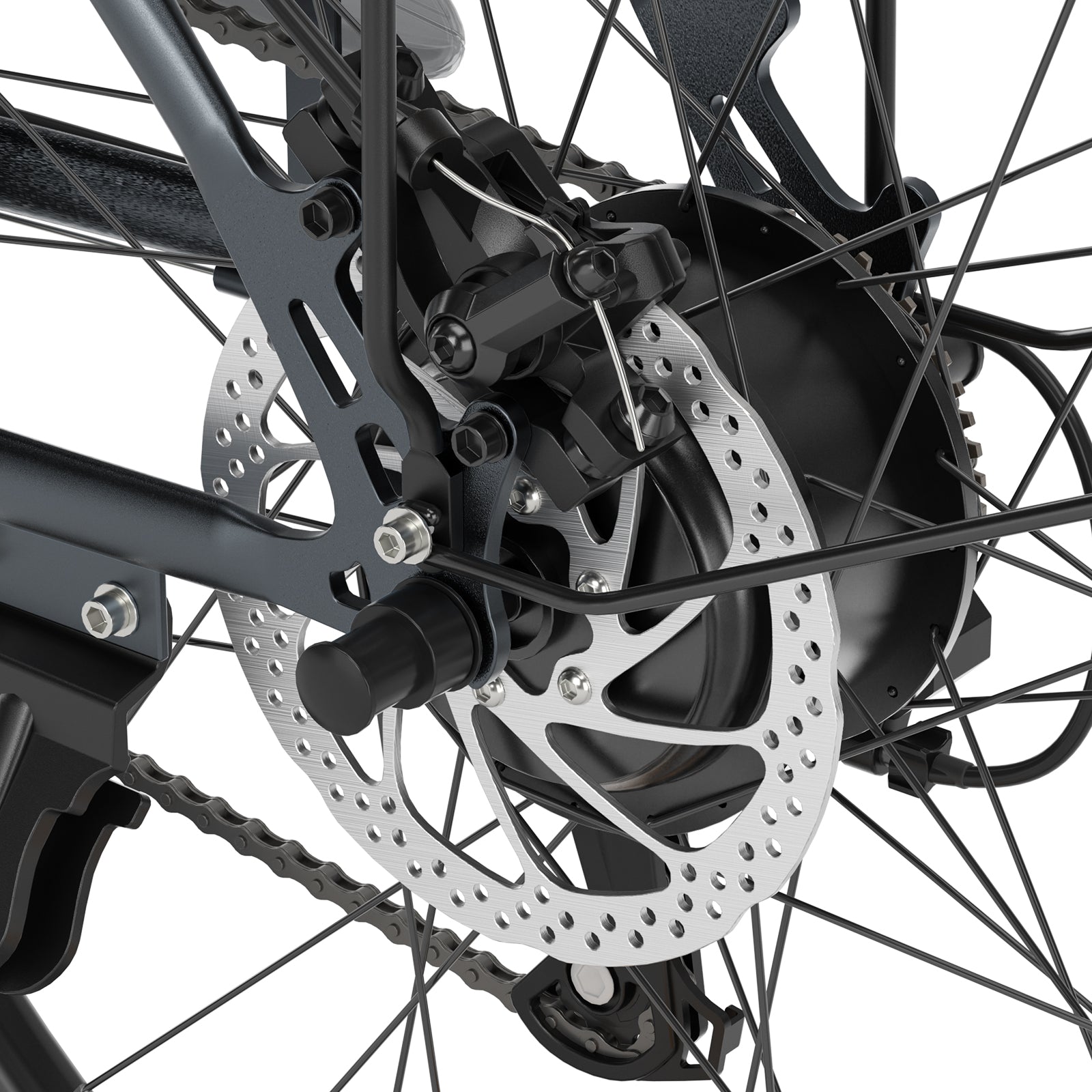 Touroll B1 Step-Through E-Bike – Low-Step Electric Commuter Bike, Black, Long-Range Battery, Volt Ventures UK