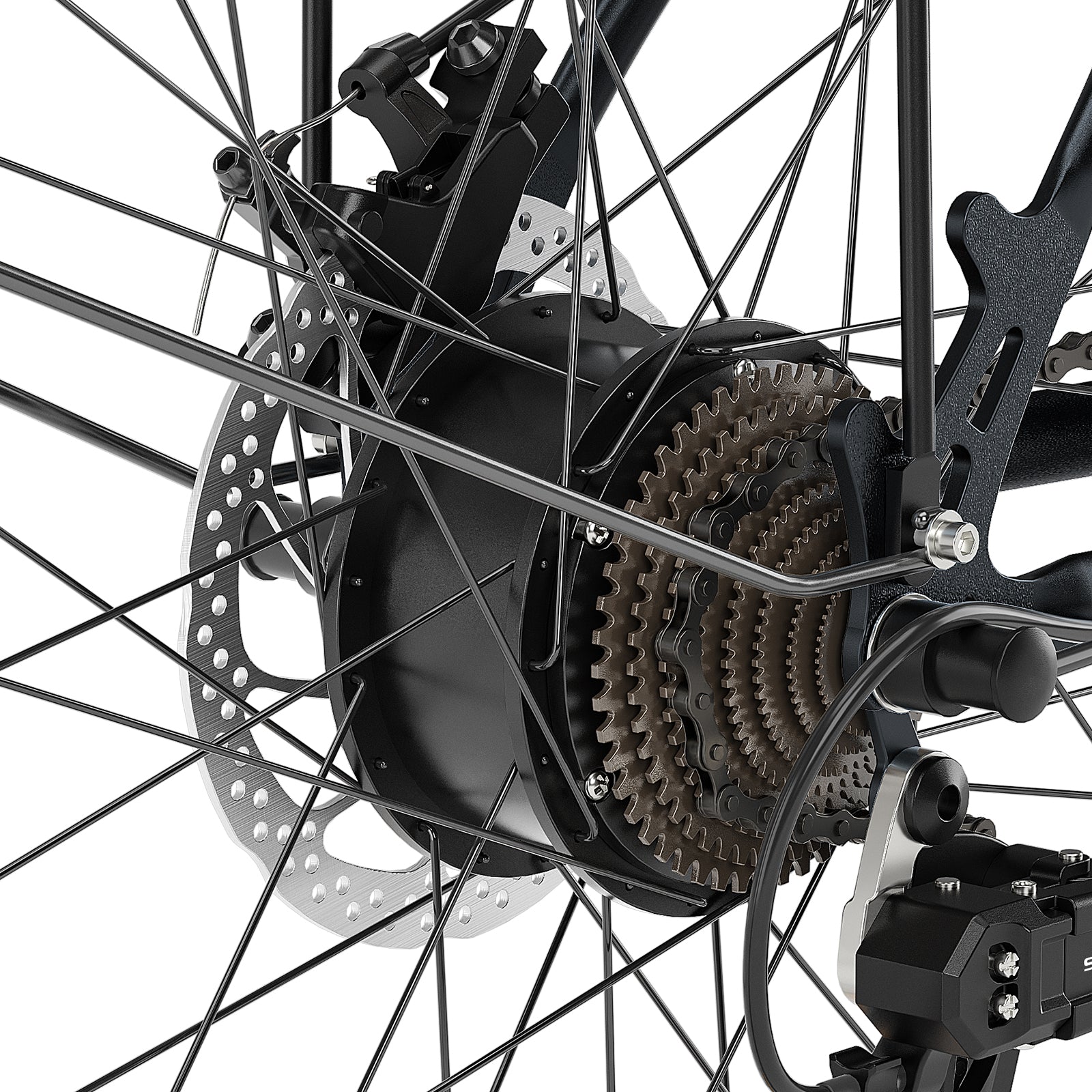 Touroll B1 Step-Through E-Bike – Low-Step Electric Commuter Bike, Black, Long-Range Battery, Volt Ventures UK