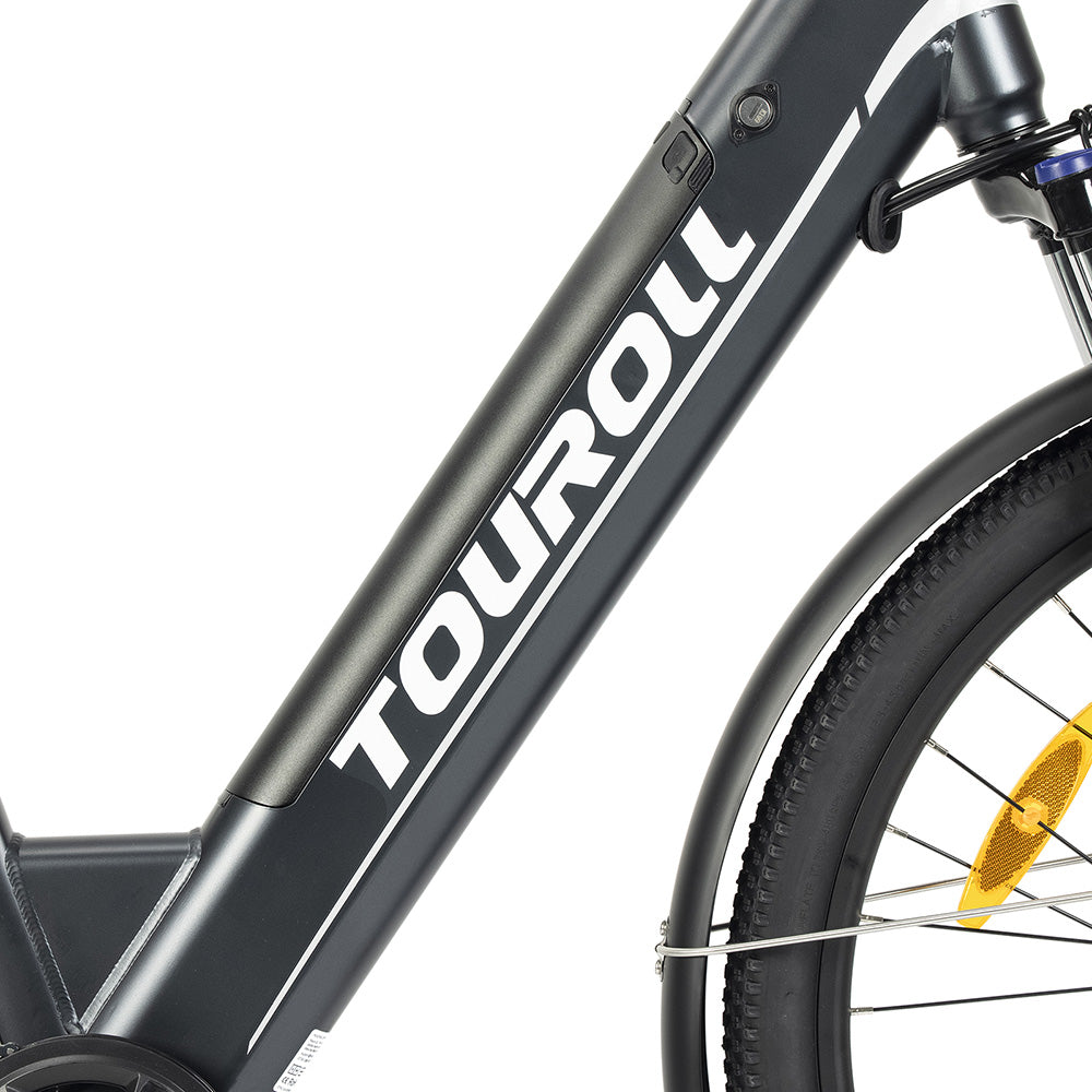 Touroll J1 step-through electric bike for urban commuting with integrated battery and comfort saddle – Volt Ventures