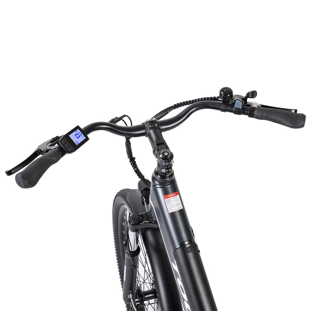 Touroll J1 Step-Through E-Bike – Low-Step Electric Commuter Bike, Blue, White Easy-Mount Frame, Volt Ventures UK
