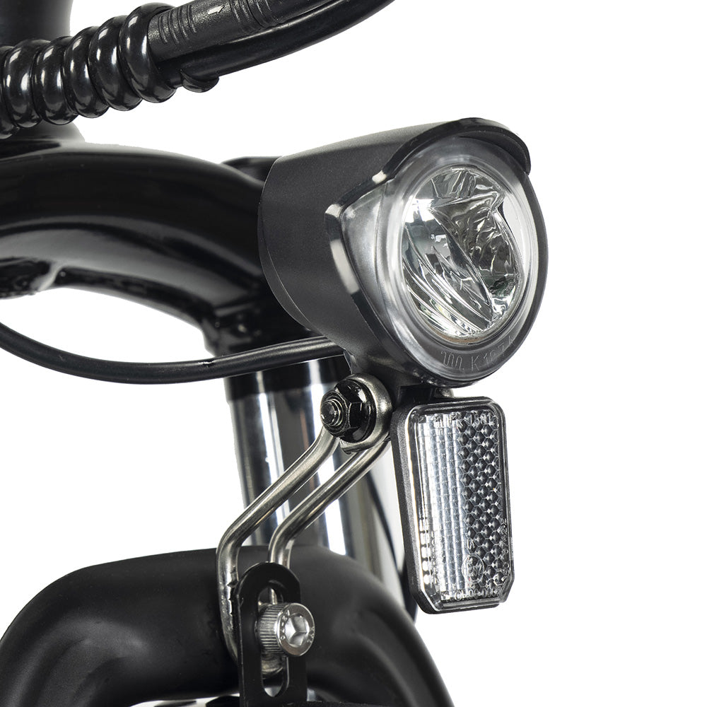 Touroll J1 Step-Through E-Bike – Low-Step Electric Commuter Bike, Blue, White Easy-Mount Frame, Volt Ventures UK