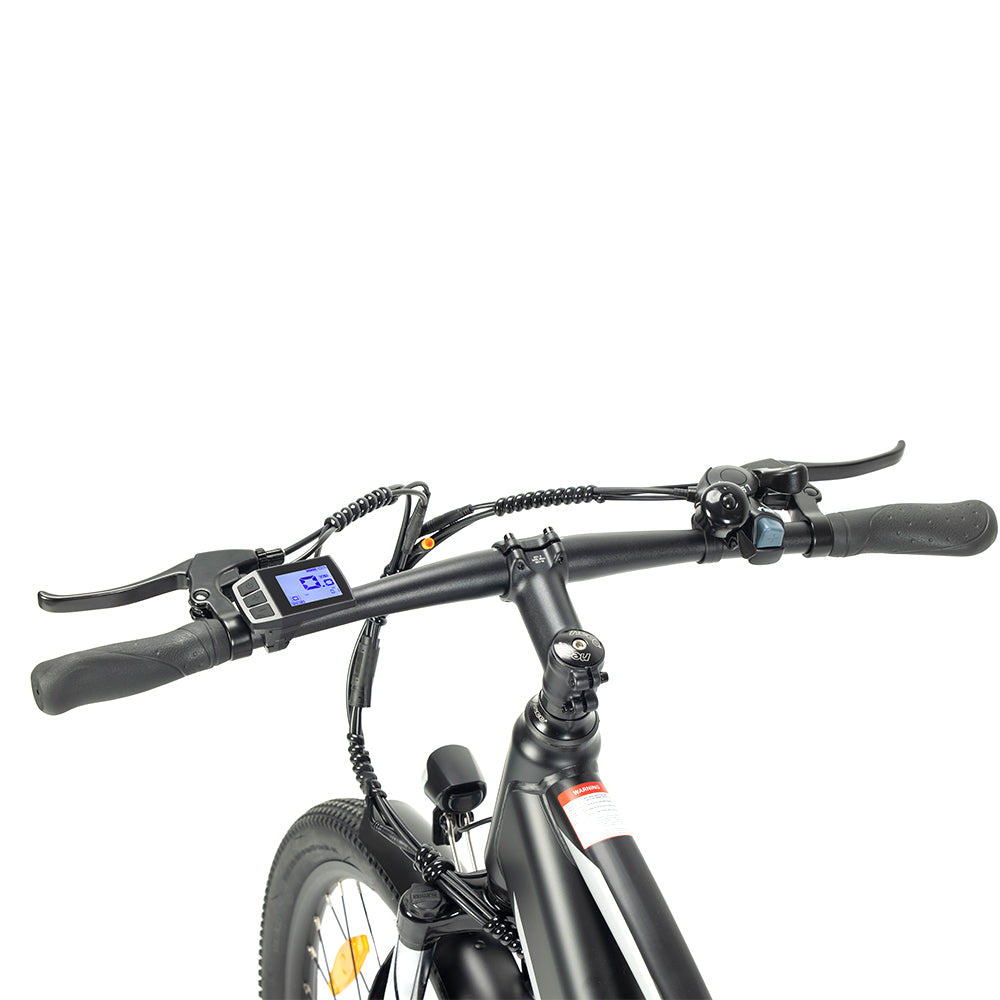 Touroll J1 Trekker – Trekking/Urban Electric Bike, Silver, White, Black Commuter-Friendly Design, Volt Ventures UK
