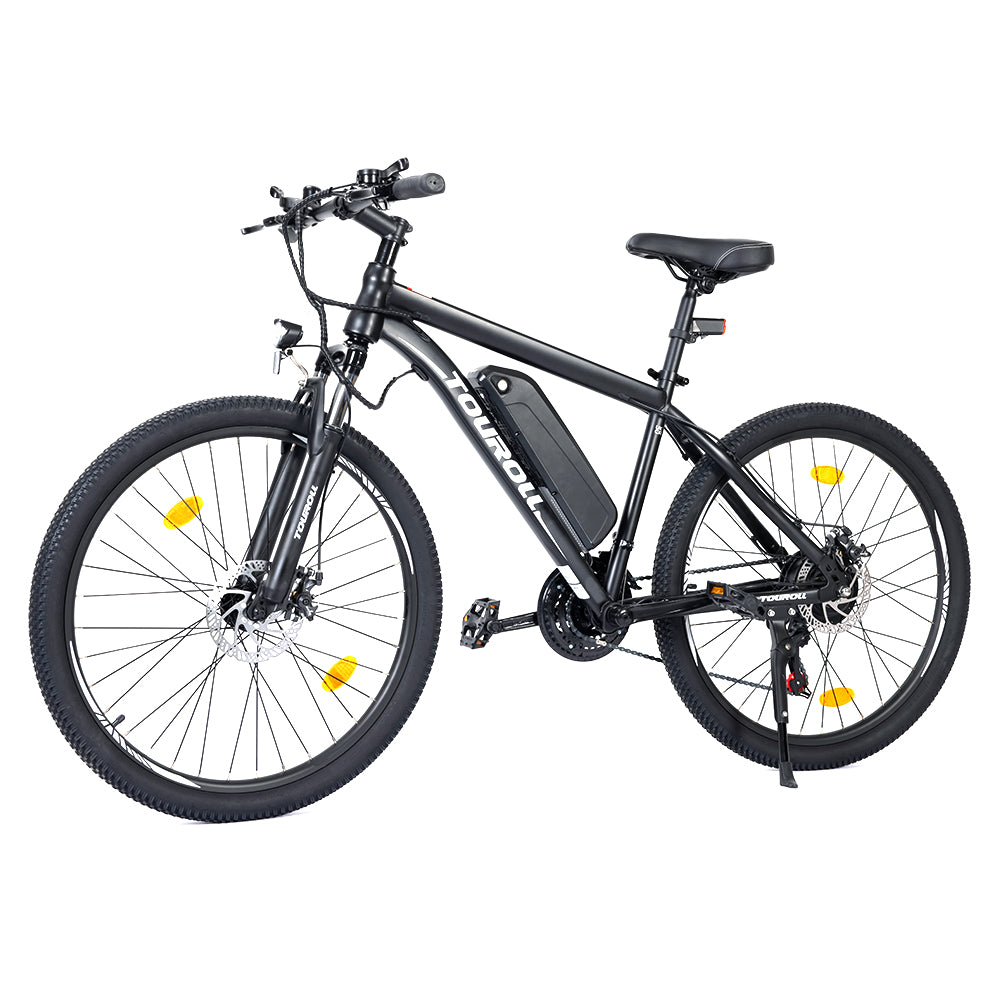 Touroll U1 26-inch Mountain E-Bike – Hardtail Electric MTB, Black, Silver, White, 250W Motor, Volt Ventures UK
