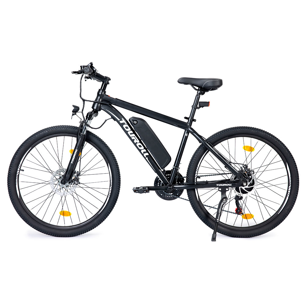 Touroll U1 29-inch Mountain E-Bike – Hardtail Electric MTB, Black, Silver, White, 250W Motor, Volt Ventures UK